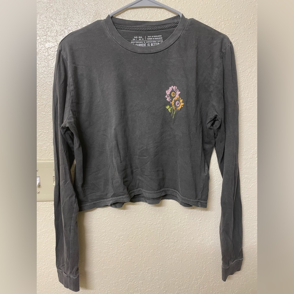 Volcom Stone Faded Black Long Sleeve Tee